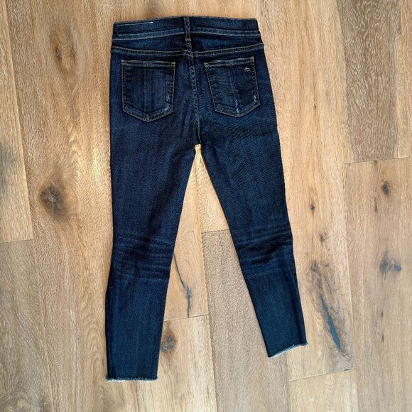 Rag & Bone Ankle Skinny Jean Designer Distressed 24 - Picture 3 of 7
